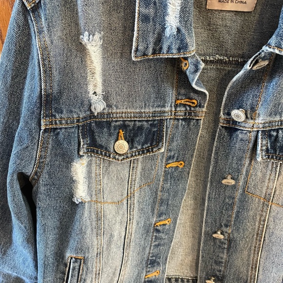 Love Tree Medium Blue Denim Jacket - Picture 2 of 8